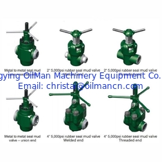 API 6A DMの泥のゲート弁4inch 7500PSI SCH XXHのバット溶接は投げるボディ泥弁を終える