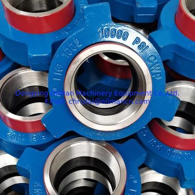 API fig100、fig200、fig206、fig402、fig602、fig1002 nptスレッドbutt溶接fmc wecoタイプハンマーユニオン